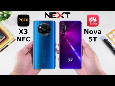 Poco X3 NFC против Huawei Nova 5T