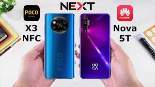 Poco X3 NFC contre Huawei Nova 5T