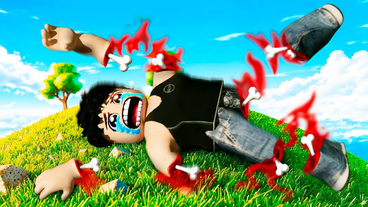 DESPENQUEI a 300 KM/H no ROBLOX e QUEBREI TODOS os OSSOS