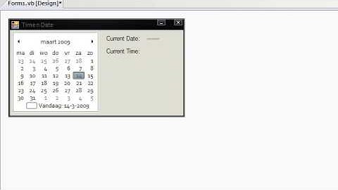 Time, Calendar and Date [vb 2008/.NET]