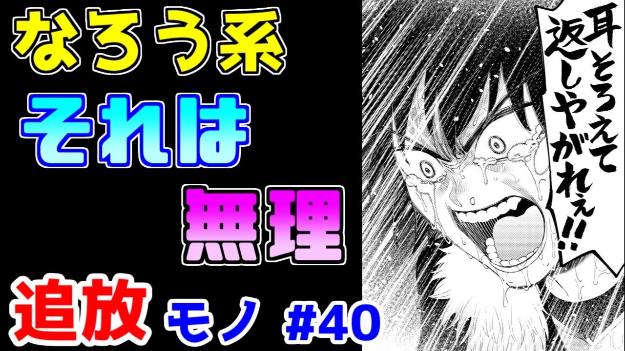 【なろう系漫画紹介】能力設定のせいで主人公に肩入れ出来ない　追放モノ　その４０