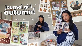 offline fall diaries 🍂 recent journal pages, sticker haul + scrapbooking!