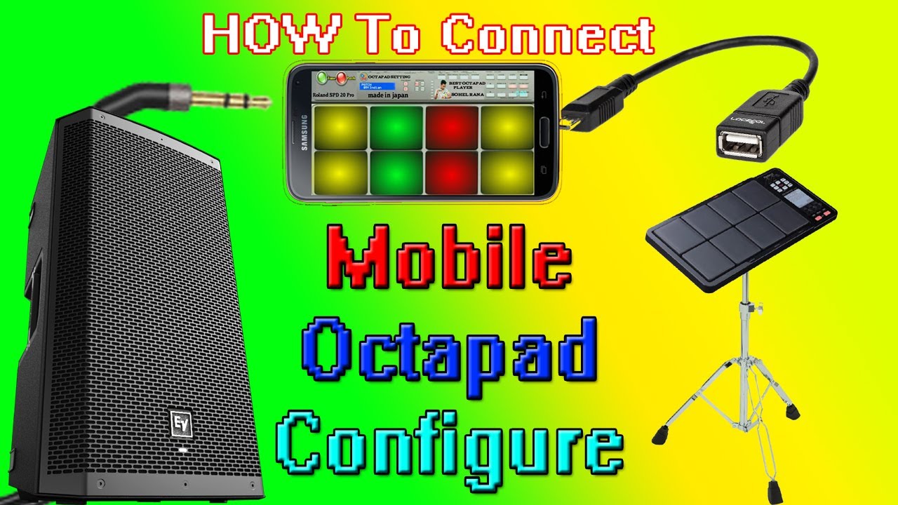 Mobile Octapad Apps Connection Octopus ApK Arduino Drums Pad Connection