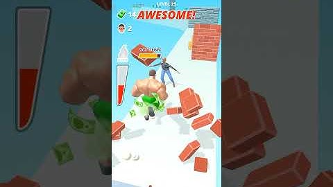 Muscle Rush#25 All Levels Gameplay Walkthrough Android iOS #shorts