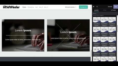 Hover effect Snippets Odoo, Hover Effect Blocks Odoo