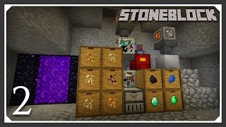 Пакет модов Stoneblock | Авто Сито, Авто Молот и Пустота! | E02 (Каменный блок, давай поиграем)