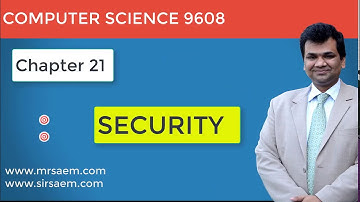 A LEVEL COMPUTER SCIENCE CHAPTER 21 SECURITY