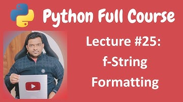 F-strings opmaak in Python | Python tutorial | Volledige Python cursus - Les #25
