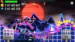 Hill climb Racing neo map and sleigh  vehicle screenshot 5