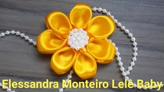 DIY:Flor Diferente por Elessandra Monteiro Lelê Baby