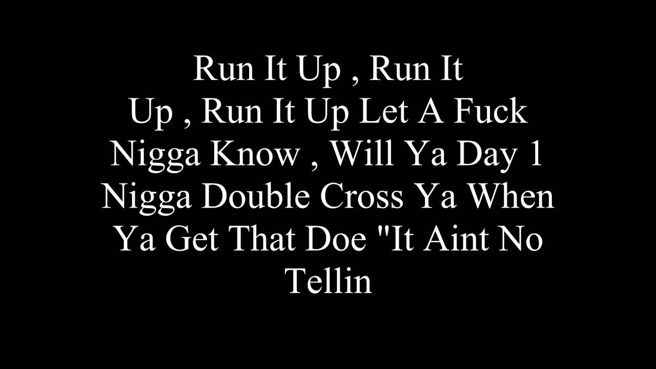 Bass - Aint No Tellin Lyrics - YouTube