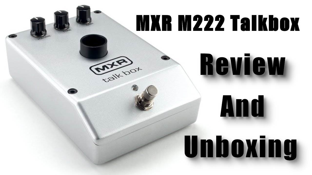 MXR Talk Box - Unboxing, Review, and Setup - EVERYTHING YOU NEED TO KNOW