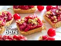 Cherry Crumble Bars | Vegan, Gluten & Refined Sugar Free | Healthy Oat Bars