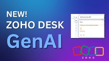Zoho GenAI Zia LLM for Zoho Desk | Customer Support AI