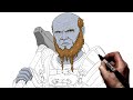 How To Draw Brok | Step By Step | God Of War