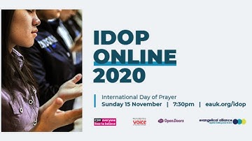IDOP 2020 | International day of prayer for the persecuted church