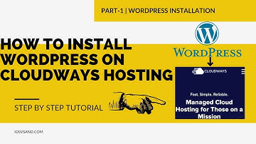 How to install wordpress in Cloudways hosting #cloudways