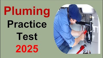 Plumbing exam prep 2025 || Plumbing Practice Test (Current 2025)