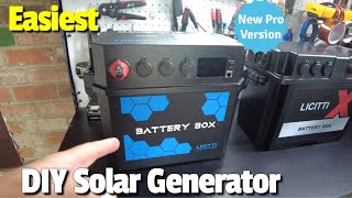 Easiest DIY Solar Generator Licitti AC Battery Box PRO