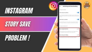 How To Fix Instagram Story Save Option Not Showing (2025)
