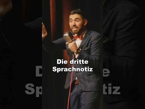 Wer sendet auch solche Sprachmemos? Besucht mich auf Tour Tickets unter khalid-bounouar.de