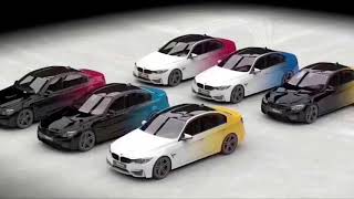 CARLIKE Gradient Self Adhesive Air Bubble Free Wrapping Sticker Car Wrap