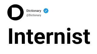 Internist Meaning In English