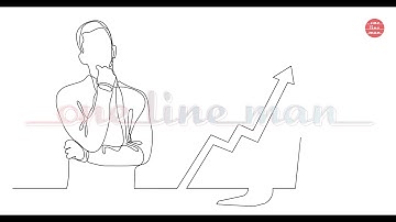 One Line Drawings: Business Concepts. Continuous line vector art animated as self-drawing line.