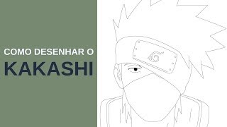 Como Desenhar o Kakashi Hatake de Naruto Shippuden e Boruto 