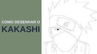 Kakashi Hatake - meu primeiro desenho