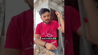 Dead Certificate✅💀 #funny #dead #certificate #gandhiji #funnycontent #pindwarvlogs0 #comedy #500