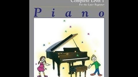 Alfred Piano Later Beginner 1 | It
