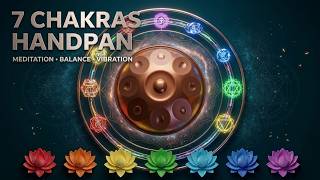 HANDPAN - All 7 CHAKRAS 🔴🟠🟡🟢🔵🟣⚪ ACTIVATE YOUR ENERGY