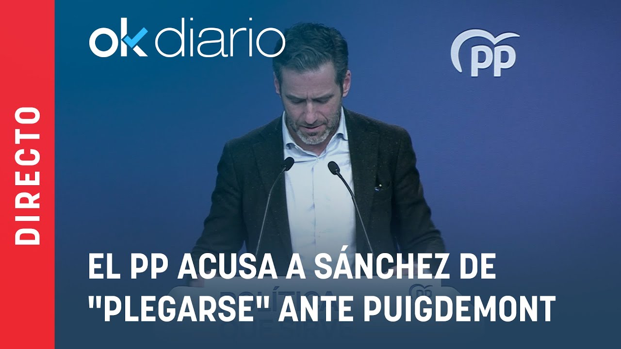 🔴 DIRECTO | Borja Sémper ofrece una rueda de prensa en la sede nacional ...