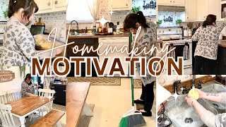 MOBILE HOME HOMEMAKING MOTIVATION | CLEAN WITH ME | CLEANING MOTIVATION | MEAL PREP