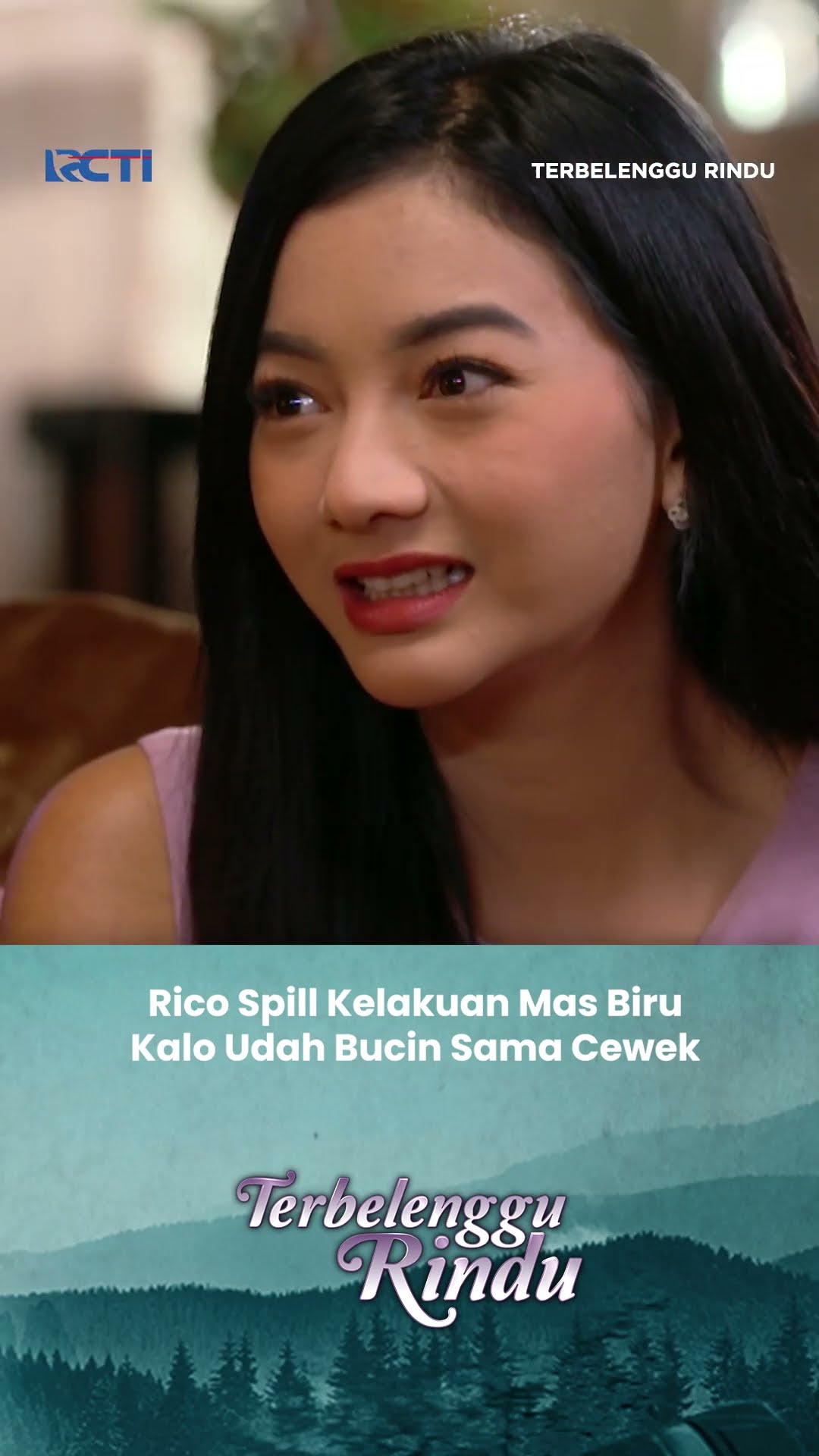 Rico Spill Kelakuan Mas Biru Kalo Udah Bucin #Shorts #TerbelengguRindu #GlencaChysara