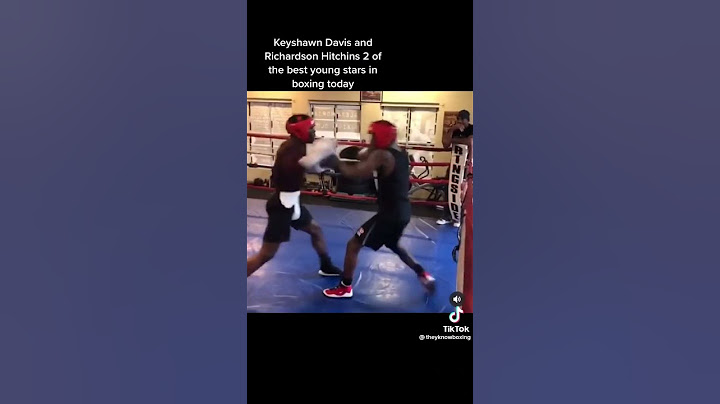 Keyshawn Davis vs Richardson Hitchins in sparring #sparring
