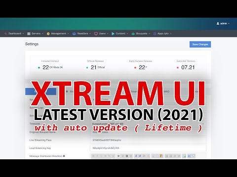 Install Xtream UI r22f MODS 2022