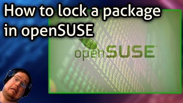 How to lock a package in openSUSE