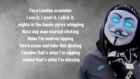 Tankz - London Scammer (Lyrics)