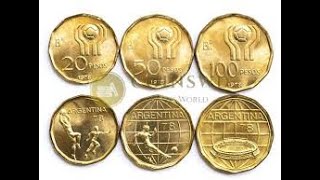 Old coins of Argentina,Currency of Argentina,Peso coins