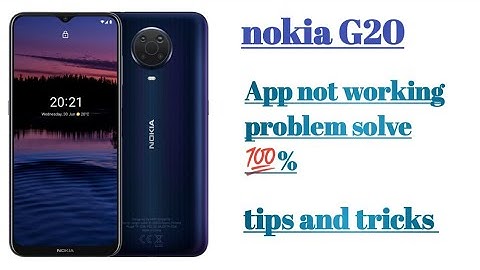 nokia G20 app not working problem solve 💯 % tips and tricks 👍