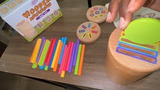 Wooden Montessori Toy for Color Sorting & Sensory Play