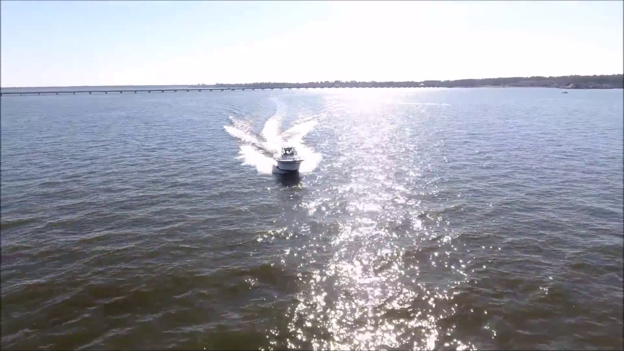 Flying the drone over Lake Conroe   YouTube