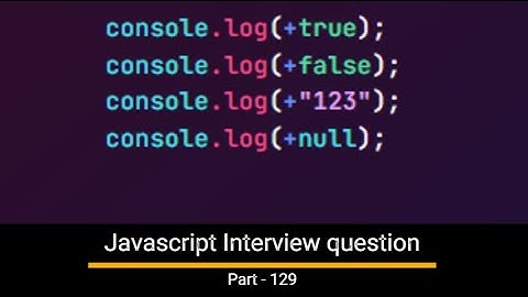 Javascript output based Interview question - Part 129 #shorts #coding #javascriptinterview