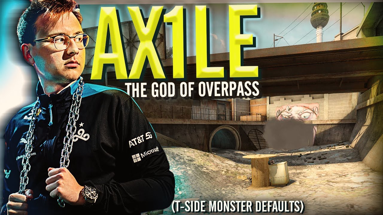 Defaulting T Monster Overpass with Ax1Le | CSGO Breakdown - YouTube