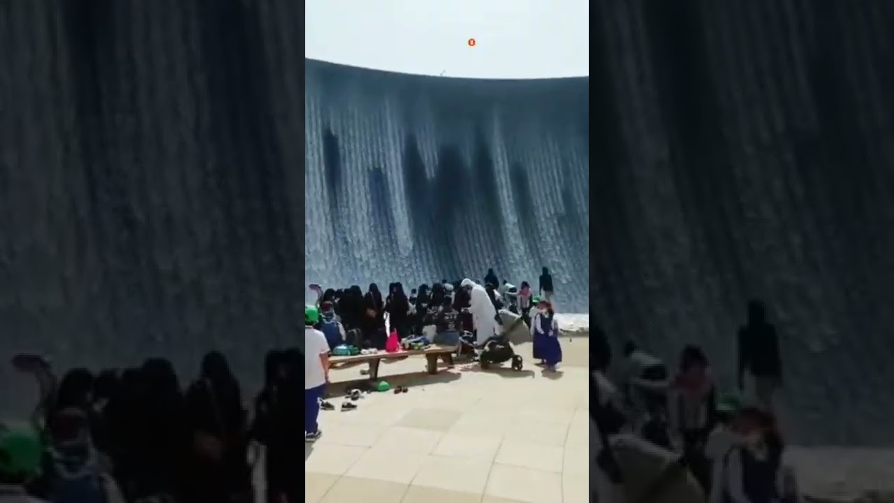 Dubai Expo 2022 Waterfall   #shorts #viral #youtubeshorts