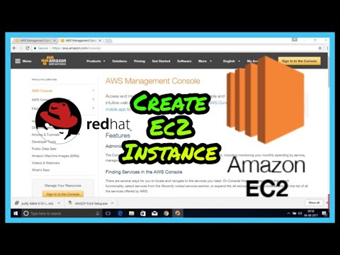 How To Create AWS EC2 Instance | Connect to RedHat Instance (2020)