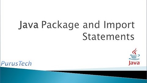 Java package and import statement_Part-04_Java Tutorial for Beginners