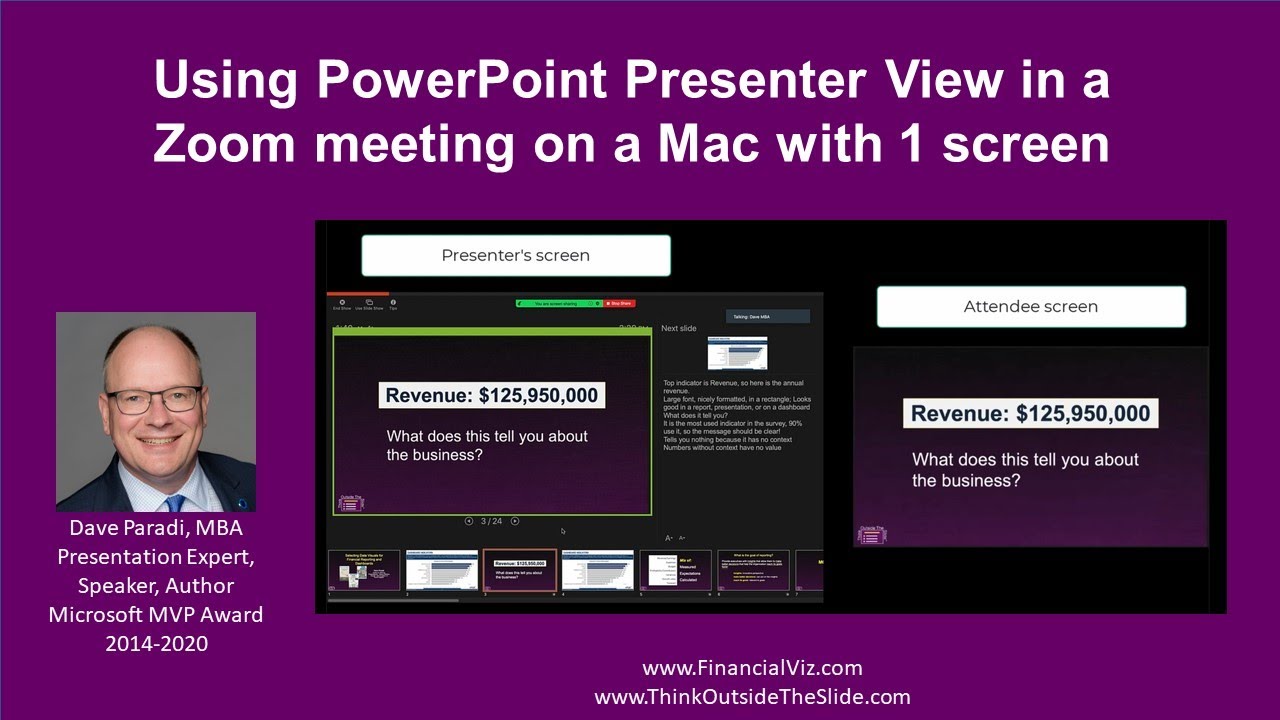 presenter view powerpoint with zoom